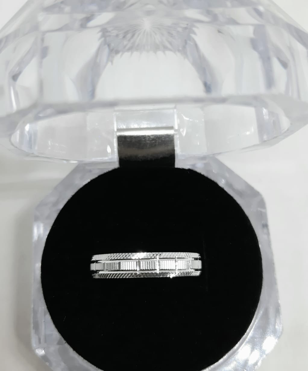 Silver Gents Wedding Ring